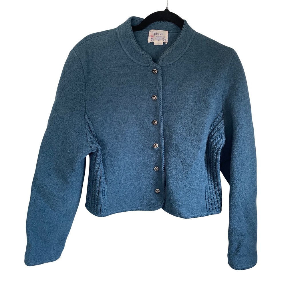 Vintage Deans of Scotland for Trimingham's‎ Bermuda  Wool Cardigan XL (Fits S/M)